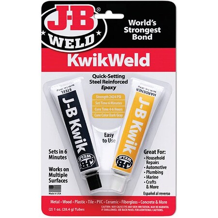 J-B Weld Co 2 Oz J-B Weld 8276 KwikRepair Fast Bond Epoxy Adhesive 00032