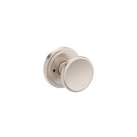 Baldwin Residential Door Knobs Privacy Reversible Satin Nickel PVSOLSRR150