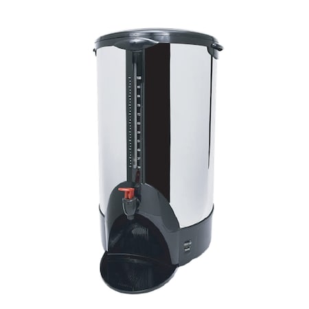 Coffee Pro Percolating Urn Commercial Stainless Steel Double Wall 100 cup 1cs CP100