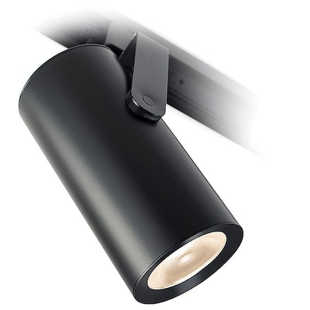 Lightolier Track Lighting Fixture, LED, 2 1/4" dia LTL08RNF930BKVA