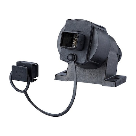 Metz Connect Wall Outlet, Black, Poles 8 1401140012KE