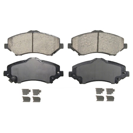 Wagner Brake QuickStop Front Disc Brake Pad Set Ceramic, ZD1273