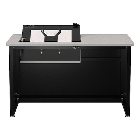 Versadesk Computer Desk, 30 in D X 29 in H, 48 in W X RSD4830-BG