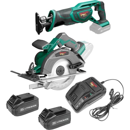 Grizzly Pro 20V 2-Tool Saw Kit T30307