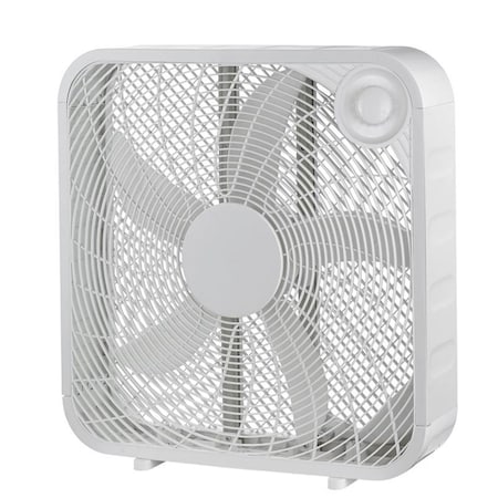 Homepage 20 in. White 3 Speed Box Fan HO2741859