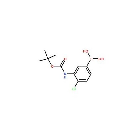 Ak Scientific 3-(t-Butoxycarbonylamino)-4-chlorophenylboronic acid (1g), CAS 871329-57-6 X2603-1g