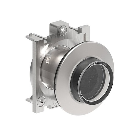 Lovato Illum. P.B. Flat Ext. Metal Mt Momentary Transparent LPFBL207