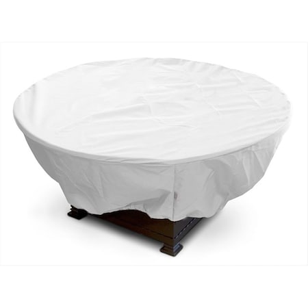 Koverroos Weathermax Large Firepit Cover- White - 45 Dia x 21 H in. 13067