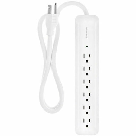 Monoprice 6 OUTLET SLIM SURGE PROTECTOR 9198