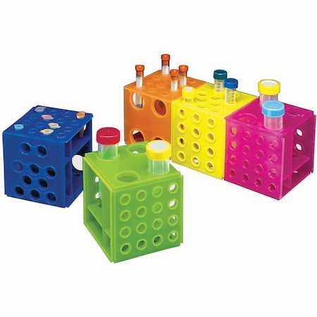 Jorgensen Laboratories Universal Cube Test Tube Rack, 2PK J0878