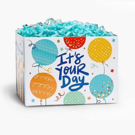Nashville Wraps Large Birthday Wish basket boxes measure 10.25x6x7.5, 6PK BDWL