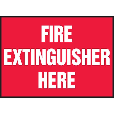 Accuform FIRE SAFETY LABELS 3 12 in X 5 in LFXG434VSP