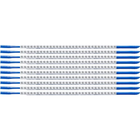 Brady ClipSleeve Wire Markers Size 07 Nylon 18 AWG - 18 AWG, G Pack of 300 Each, 300PK SCN07-G