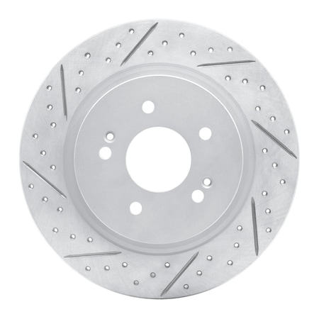 Dynamic Friction Co DFC Geoperformance Rotor - Drilled and Slotted 830-03060L