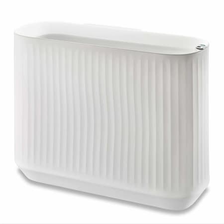 Crescent Garden TruDrop Modular Self-Watering Privacy Planter Box - Cloud White, 40"x14"x30"H A617500
