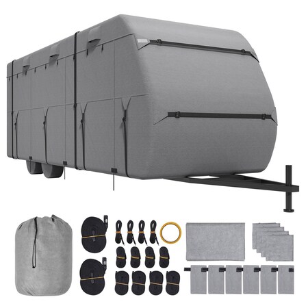 Vevor Trailer Travel RV Cover 22-24 ft Class A Camper Cover Non-Woven Fabric XYDFCZ22-24