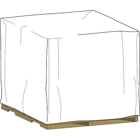 Poly-America Painter's Sheeting, 72 in L, 52 ft W, Clear PC5242