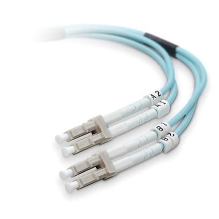 Belkin FIBER PATCH CABLE 10 GIG AQUA 50/125 LC/LC 2 METER F2F402LL-02M-G