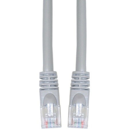 Cable Wholesale Cat5e Gray Ethernet Patch Cable- Snagless Molded Boot- 7 foot 10X6-02107