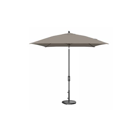 Treasure Garden 7.5 ft Square Patio Umbella, aluminum, fiberglass ribs, outdoor, Granite UM847SQ-09 5402 Granite