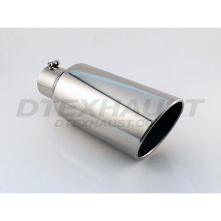 Different Trends POLISHED SS BOLT-ON 7IN ROLLED SLANT 5.00IN ID / 7.00IN OD BQ9-507018RSL