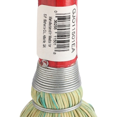 Genuine Joe Corn Fiber Toy Broom - 24 Wooden Handle - Red, 12PK GJO11501CT