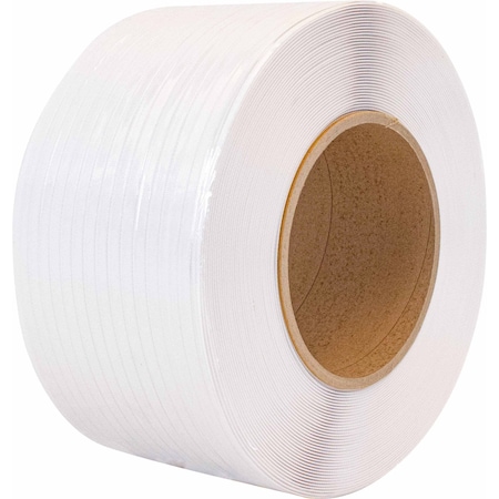 Encore Packaging Polypropylene Mini Strapping Coil - White 1/2in x .023in x 7200in MPPC12023-7200