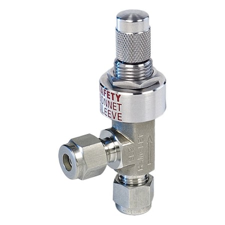 Ham-Let SS Needle Valves, Angled, Pipe Size 6 mm HF-1300-SS-L-6MM-A-VER