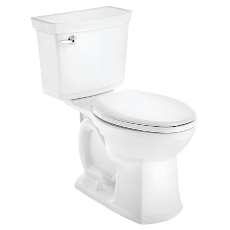 American Standard VorMax Complete Toilet, Elongated Bowl, 1.28 gpf Flush, 12 in Rough-In, 16-1/2 in H Rim 727AA121.020