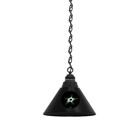 Holland Bar Stool Co Dallas Stars Pendant Light, Black Fixture BL1BKDalSta