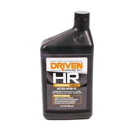 Driven Racing Oil 2006 Hot Rod Conventional 10W-30 Motor Oil - 1 qt. Bottle JGP02006