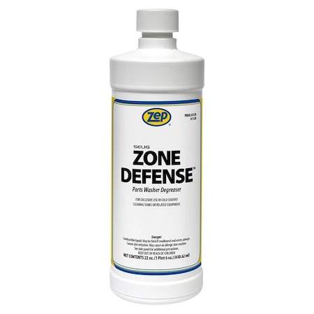 Zep Parts Washer Degreaser, 22 Oz Bottle, Liquid, Clear to Light Yellow, 12 PK J32801