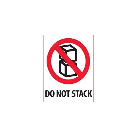 Bubblefast 3 x 4'' - ''Do Not Stack'' Labels BFIPM309