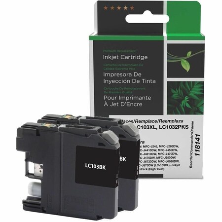 Clover Imaging Group Imaging Non-OEM New High Yield Black Ink Cartridges 118141