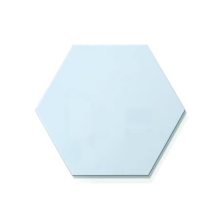 Ghent Hex LINK Powder-Coated Steel Whiteboard, Magnetic, 18'' x 21, Soft Blue HEXS1821SB