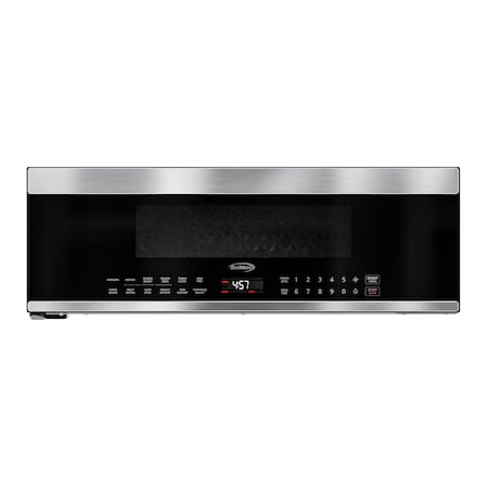 Koolmore 30 in. Over the Range Low Profile Microwave in Stainless-Steel, 1.2 cu. ft. KM-MLPOT-1SS