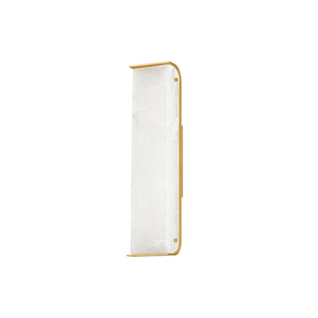 Corbett Lighting Hera 1 Light Wall Sconce 18 In. Vintage Brass 448-18-VB