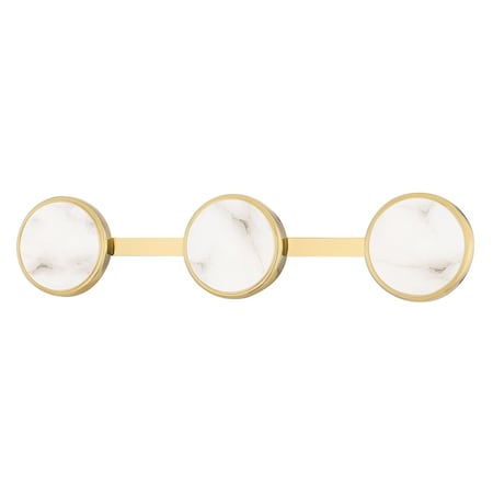 Hudson Valley Lighting Meander 3 Light Bath And Vanity 25.25 In. Aged Brass 6325-AGB