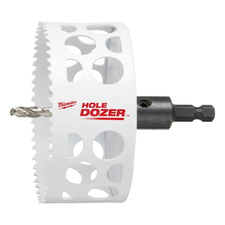 Milwaukee Tool 4" HOLE DOZER Bi-Metal Hole Saw with Arbor 49-56-9685