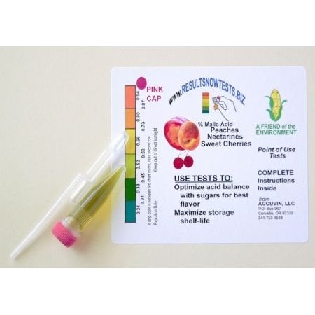 Accuvin Peach/Sweet Cherry TA Test Kit 10 tests/kit 550-10