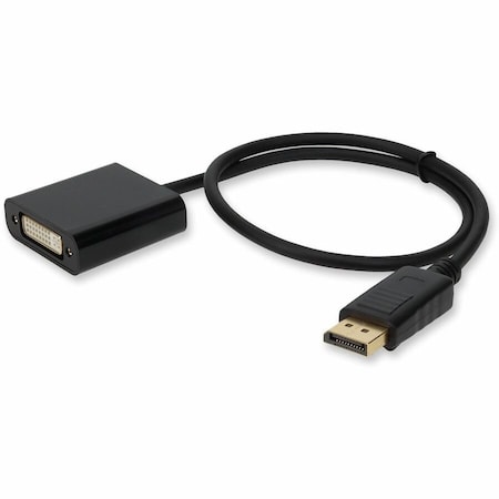 Add-On Addon 2Ft Displayport Male To Dvi-D Female Black Adapter Cable DISPLAYPORT2DVID2F