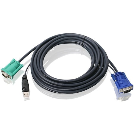 Iogear USB KVM Cable 16 Ft - USB, VGA - 16ft G2L5205U