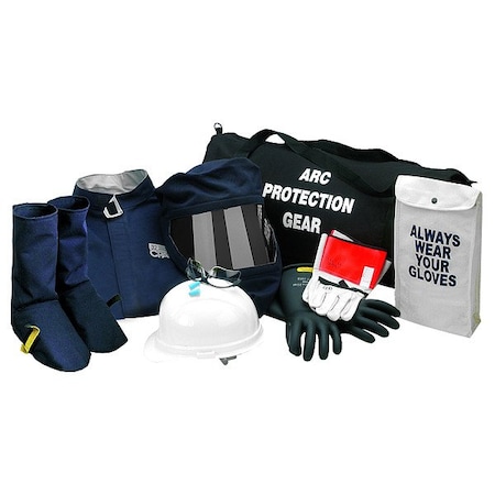 Chicago Protective Apparel Arc Flash Coat and Legging Kit, Navy, L AG32-CL-L-11