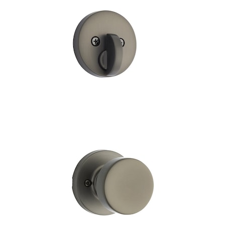 Kwikset Residential Handlesets Single Cylinder Gunmetal 971PSKRDT-18G