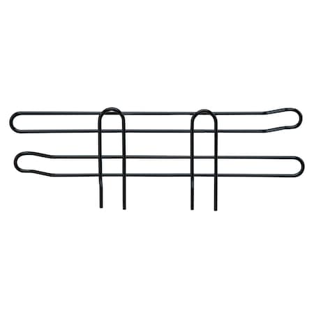 Quantum Storage Systems WIRE SHLEVING SIDE LEDGE BLACK 12in SL12BK