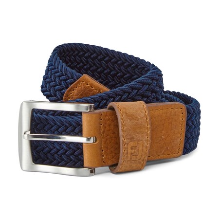 Footjoy Woven Golf Belt - Navy/Long FTJWOVGBLTNVY