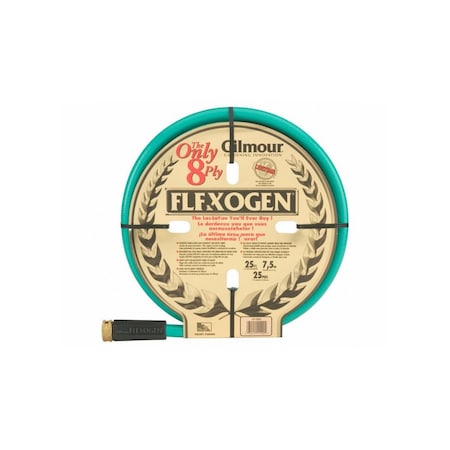 Fiskars 3/4 in ID x 50 ft L Flexogen Heavy Duty Garden Hose, Green 843501-1001