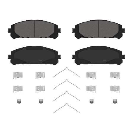 Wagner Brake QuickStop Front Disc Brake Pad Set Ceramic,  ZD2304