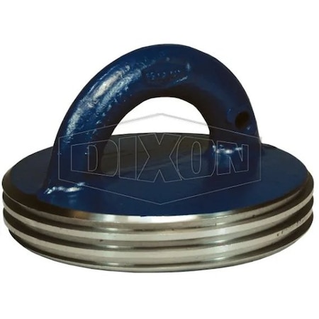 Dixon Boss LPS FIG 207 Hammer Union Blanking Plug, 4 in Nominal, Forged Steel HUP207400DC