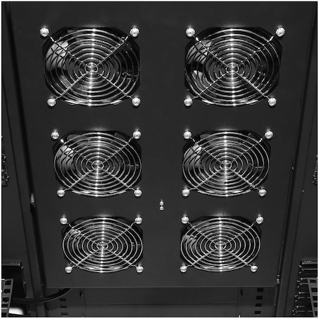 Cyberpower CyberPower Carbon CRA11001 Fan Tray - 6 Fan - 580 CFM - Black CRA11001